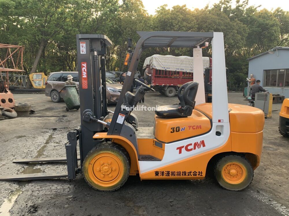 柴油叉车 TCM FD30T6 3tons Used Japan Diesel Forklift Price cheap