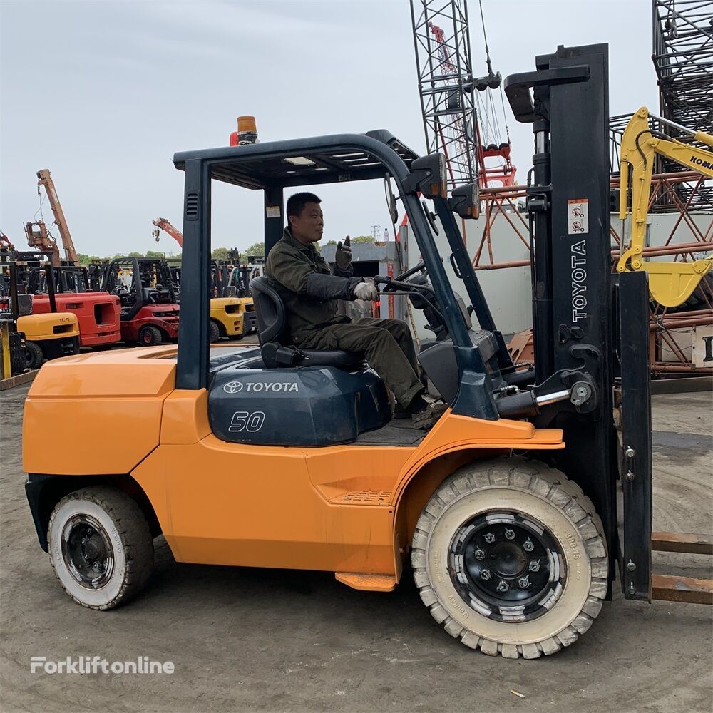 柴油叉车 Toyota FD50 7FD50 8FD50 5Tons Komatsu TCM TOYOTA Japan Diesel Forklift