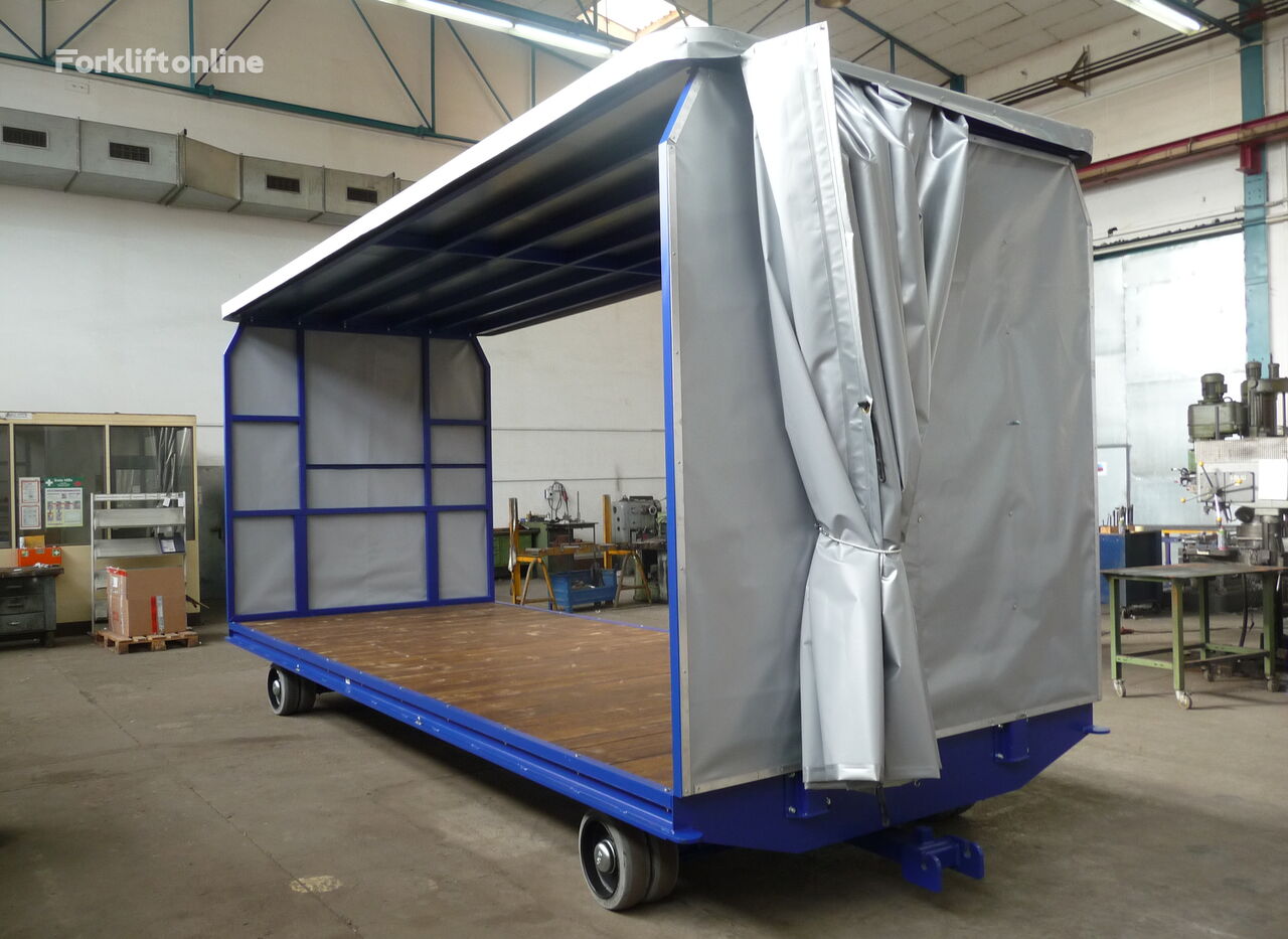 industrial trailer Multi-Trans 16 t Industrieanhänger VAL 30 mit Aufbau